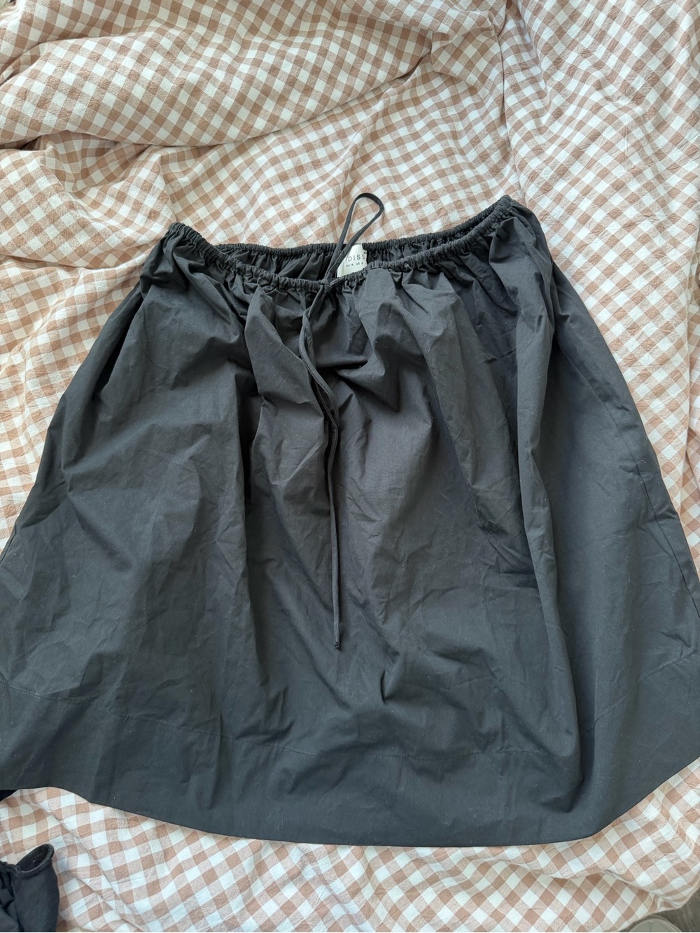 Dissh Sommer Top Black Elastic Waist A-Lin